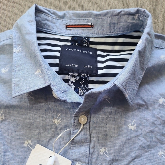 Boy Button Down Top - Picture 5 of 6